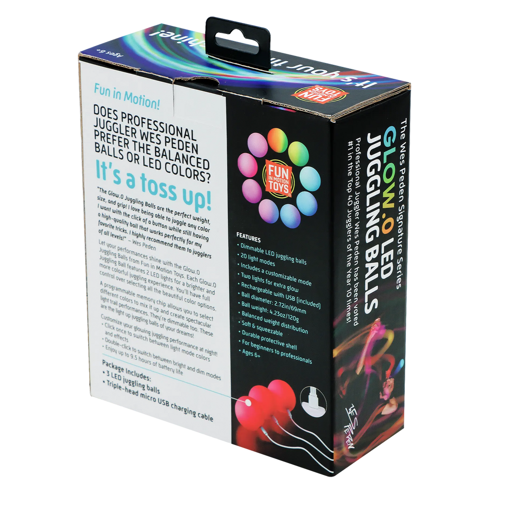 Wes Peden Glow.0 Juggling Balls E2