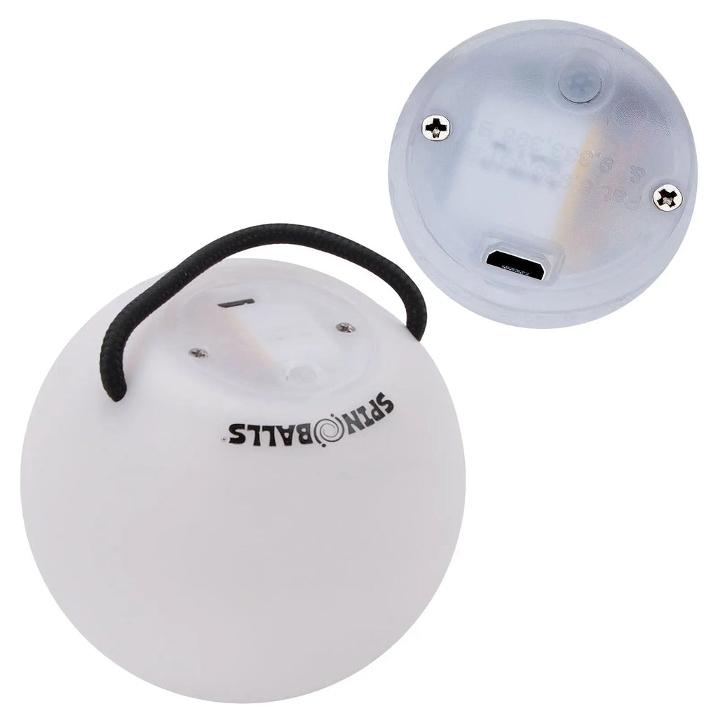 Spinballs Glow. 0 LED Rechargeable Poi Set R9